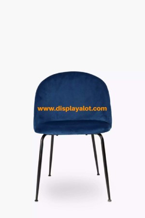 Round Back Quilted Velvet Chair (1)